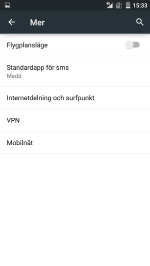 Välj Mobilnät