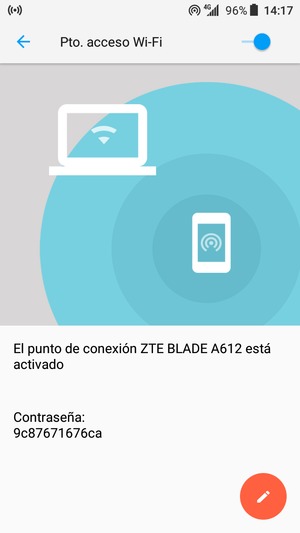 El teléfono ha sido configurado para su uso como módem