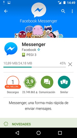 Espere a que el proceso de instalación finalice