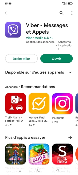 Sélectionnez Ouvrir