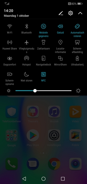 Selecteer de Instellingen knop