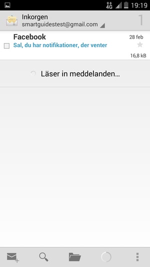 Din Gmail/Hotmail är klar att användas