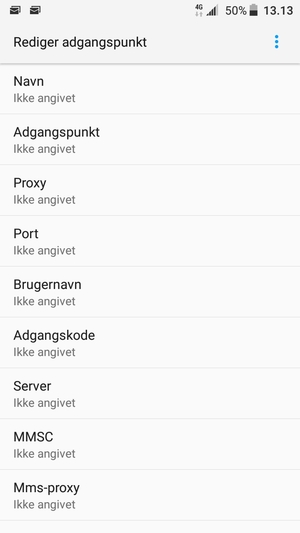 Indtast MMS-oplysninger
