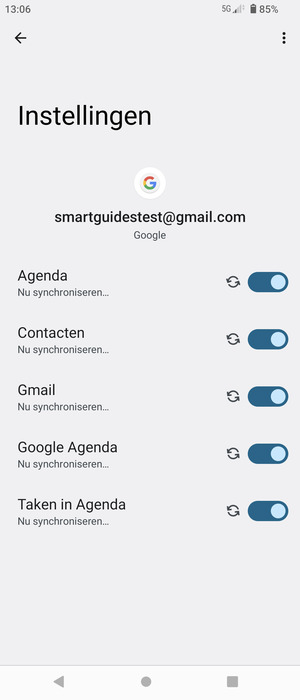 Uw contactpersonen van Google worden nu gesynchroniseerd met uw Xperia