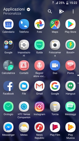 Seleziona Impostazioni