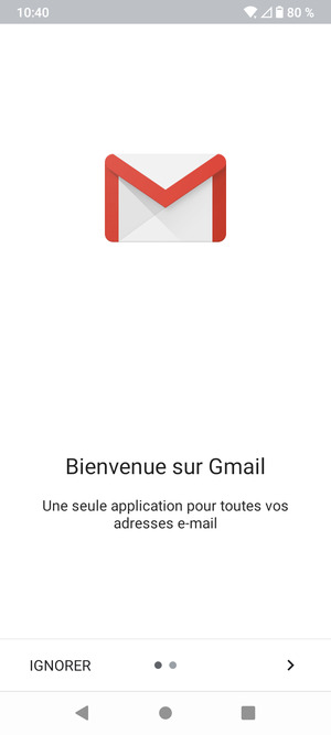 Sélectionnez SUIVANT