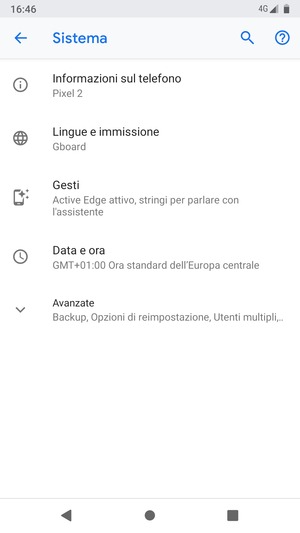 Seleziona Avanzate