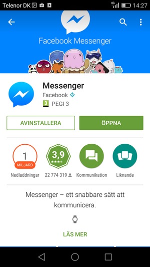 Välj ÖPPNA