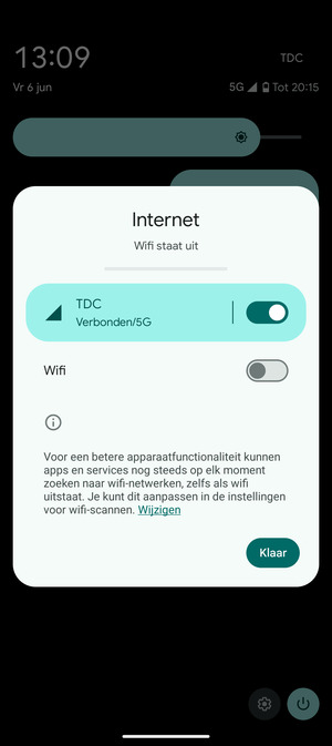 Selecteer Klaar