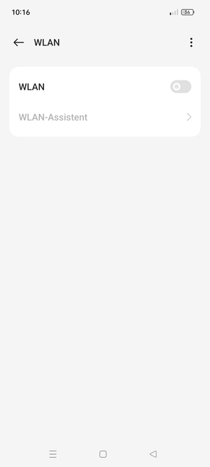 Schalten Sie WLAN ein