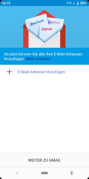 Wählen Sie E-Mail-Adresse hinzufügen