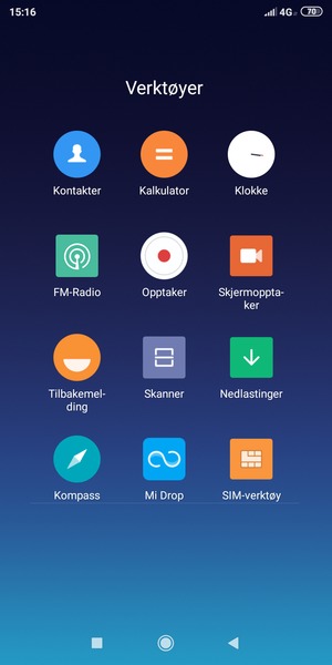 Velg Kontakter