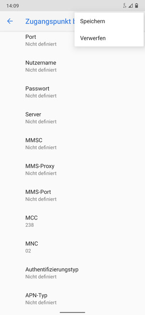 Wählen Sie Speichern