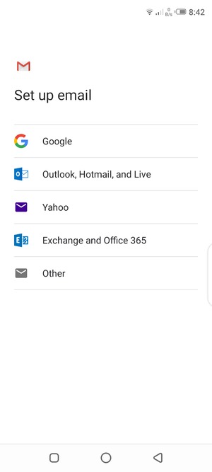 Select Outlook, Hotmail, and Live