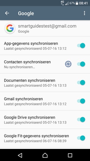 Uw contactpersonen van Google worden nu gesynchroniseerd met uw Xperia