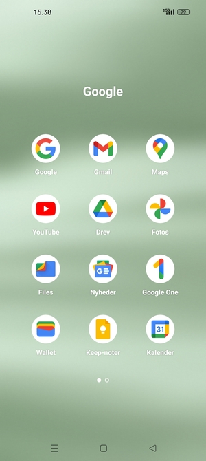 Vælg Gmail