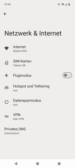 Wählen Sie SIM-Karten