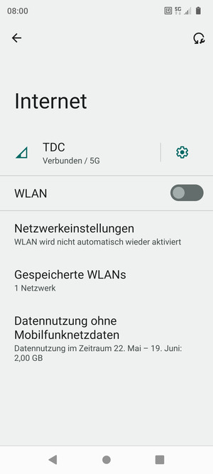Schalten Sie WLAN ein