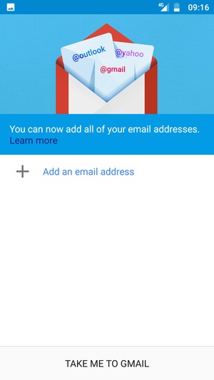 Select Add an email address