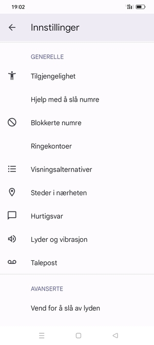 Bla til og velg Talepost