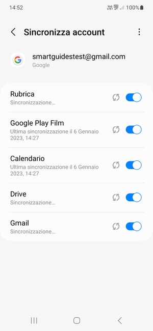 Le tue informazioni verranno sincronizzate