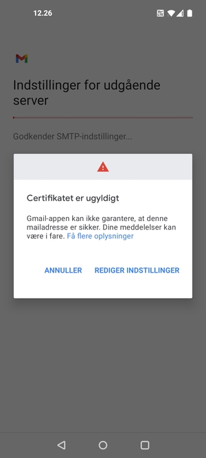 Vælg REDIGER INDSTILLINGER