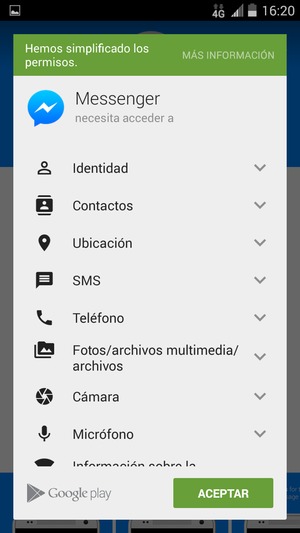 Seleccione ACEPTAR