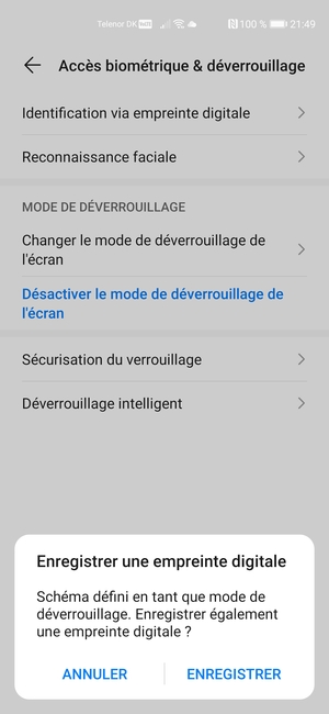 Sélectionnez ANNULER