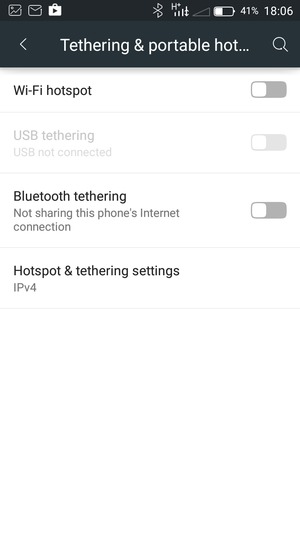 Select Wi-Fi hotspot