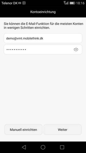 Geben Sie Ihre E-Mail-Adresse und Ihr Passwort ein. Wählen Sie Weiter