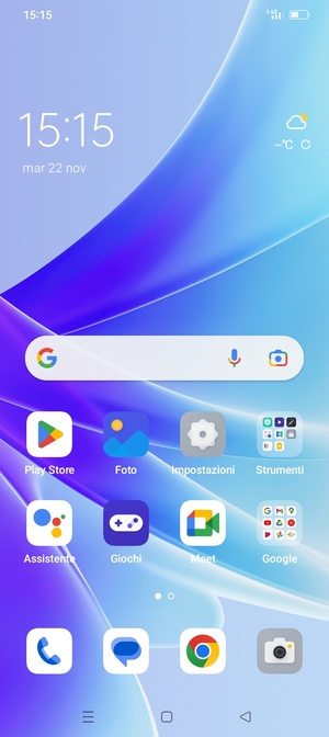 Seleziona Impostazioni