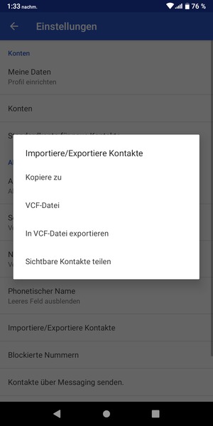 Wählen Sie Kopiere zu