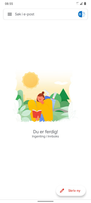 Hotmail er klar til bruk