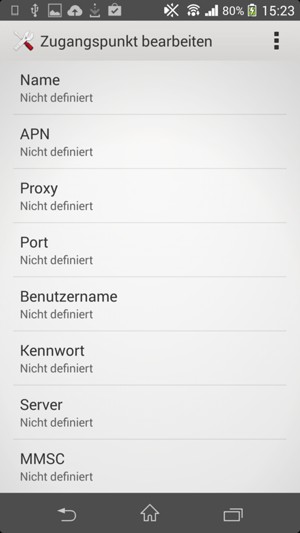 Geben Sie MMS-Informationen ein