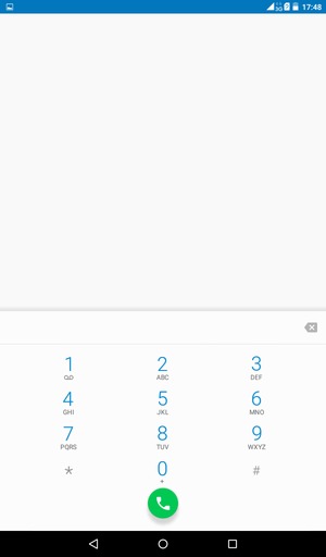 Press and hold the number 1