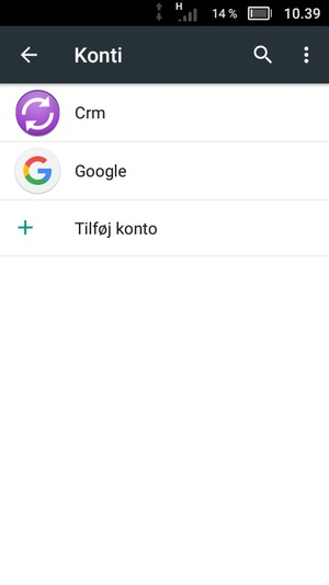 Vælg Google