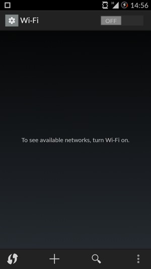 Turn on Wi-Fi