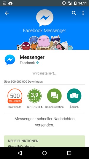 Warten Sie, bis der Installationsprozess  beendet ist