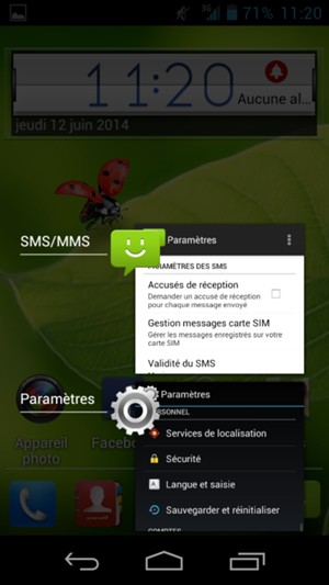 Faites glisser les applis vers la droite pour les fermer