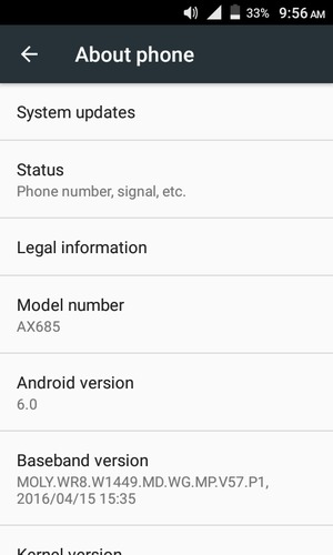 Select System updates
