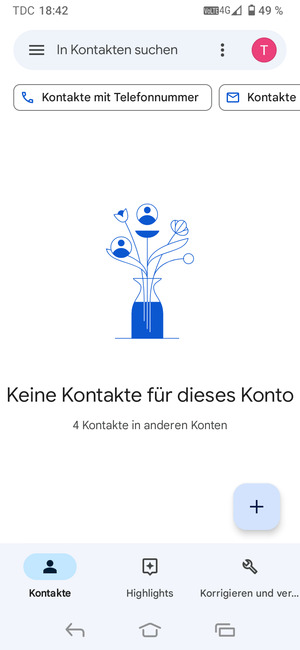 Wählen Sie Korrigieren und verwalten