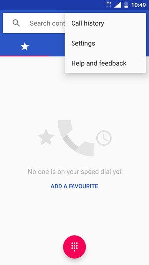 Select Settings