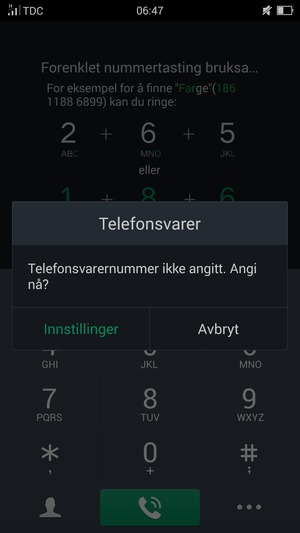 Velg Innstillinger