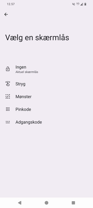 Vælg Mønster