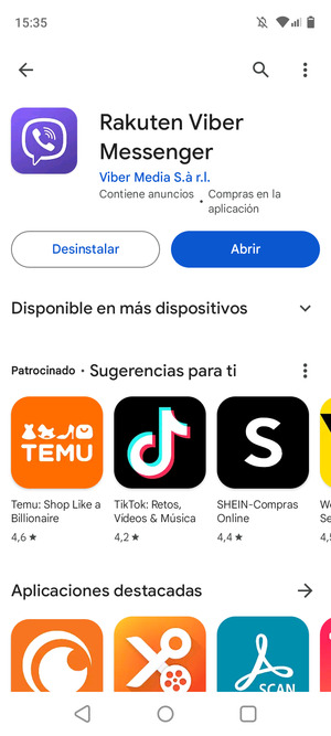 Seleccione Abrir