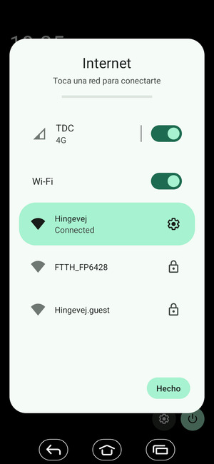 Desactive Wi-Fi
