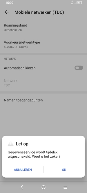 Selecteer OK