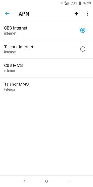 Seleziona il tasto Menu