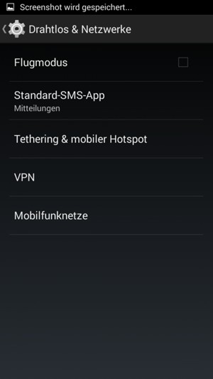 Wählen Sie Mobilfunknetze
