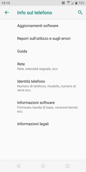 Seleziona Aggiornamenti software